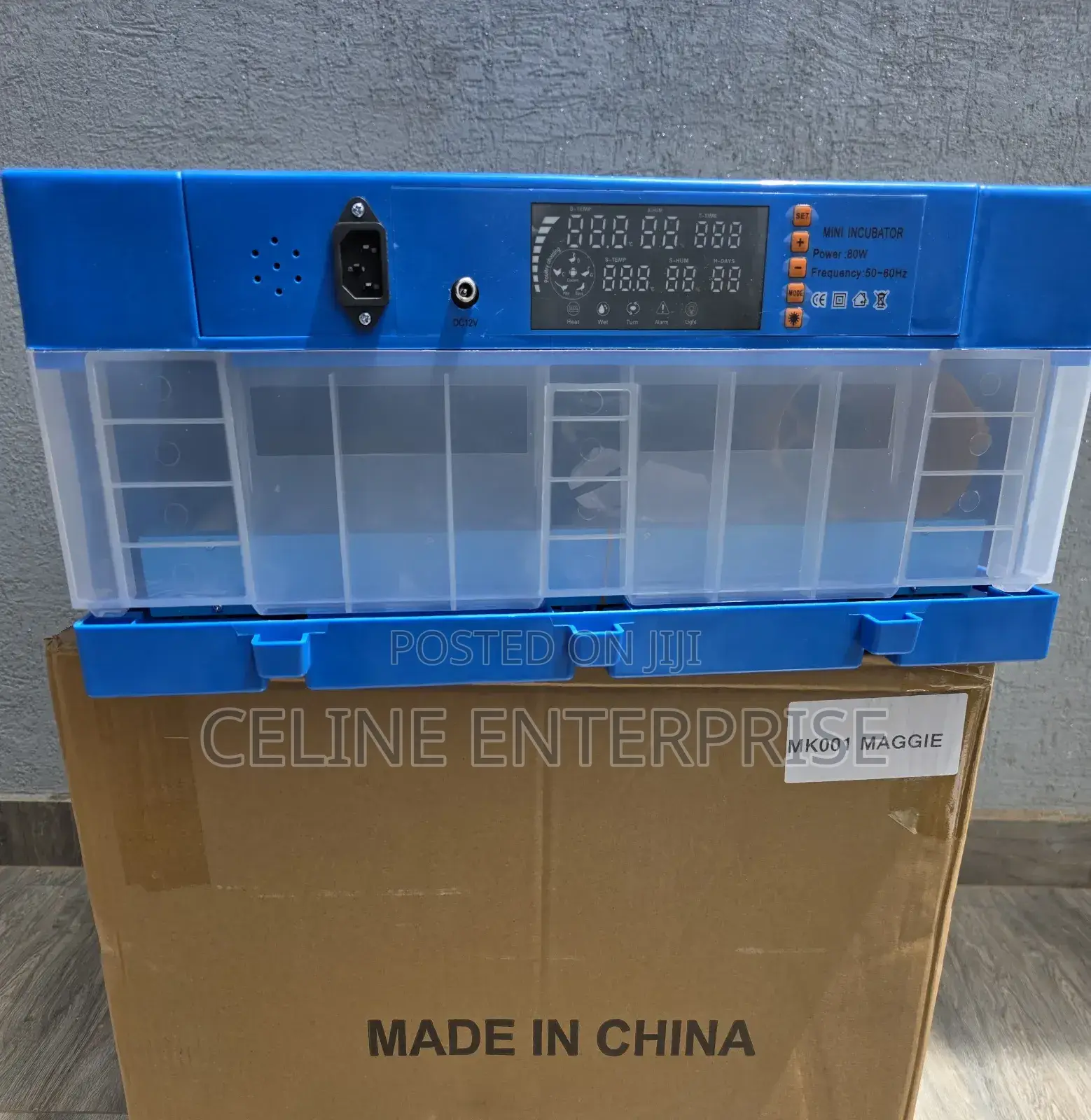 64-Egg Automatic Hatching Incubator – AC/DC