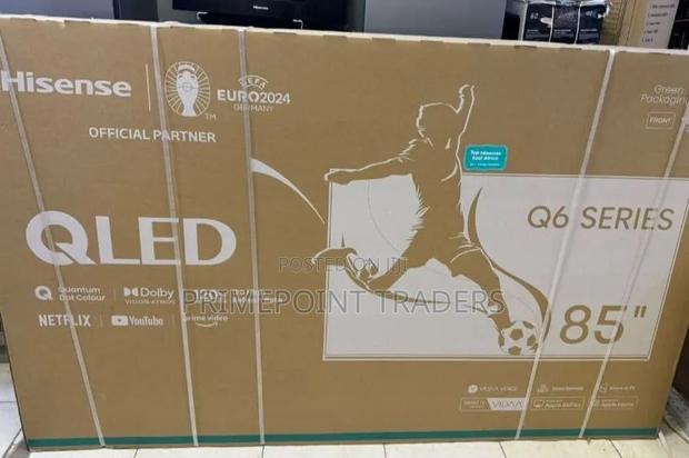 Hisense A6 Series 85A6QKEN 85” Smart TV Bigger Screen, Smarter Viewing - main view