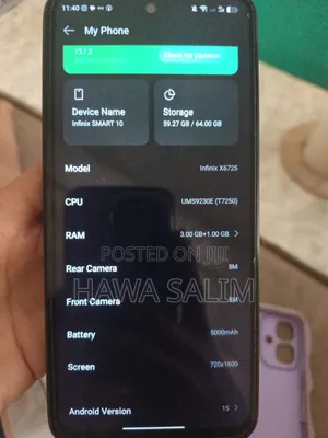 Infinix Smart 10 64 GB Black