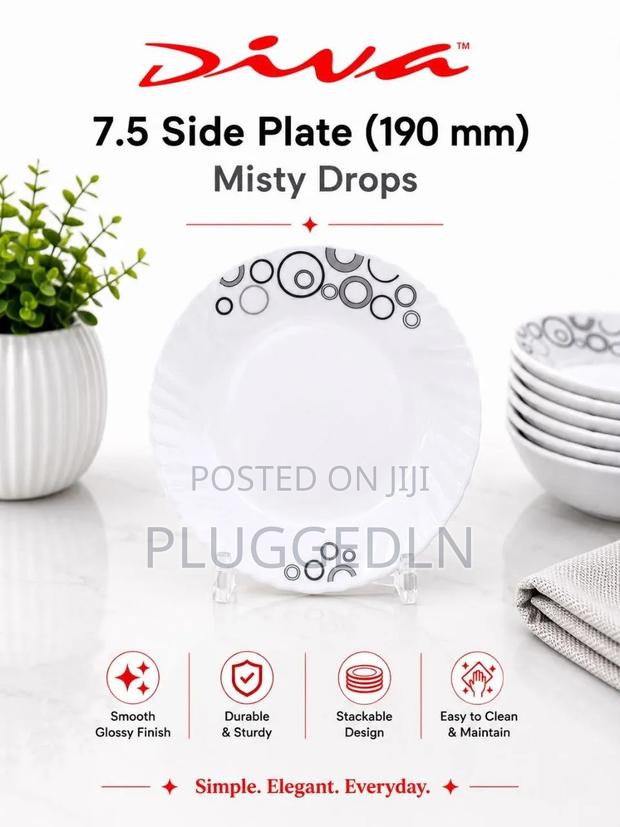 Glass Plate 7.5 Inch 
6sets (36pcs) Per Box - thumbnail 3