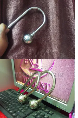 Metallic Wall Curtain Holders