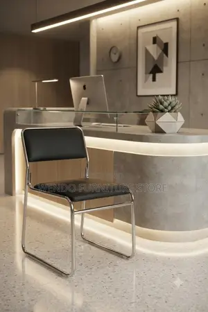 Office Chairs; Katalina Leather Cushioned Visitors Chairs