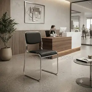 Office Chairs; Katalina Leather Cushioned Visitors Chairs