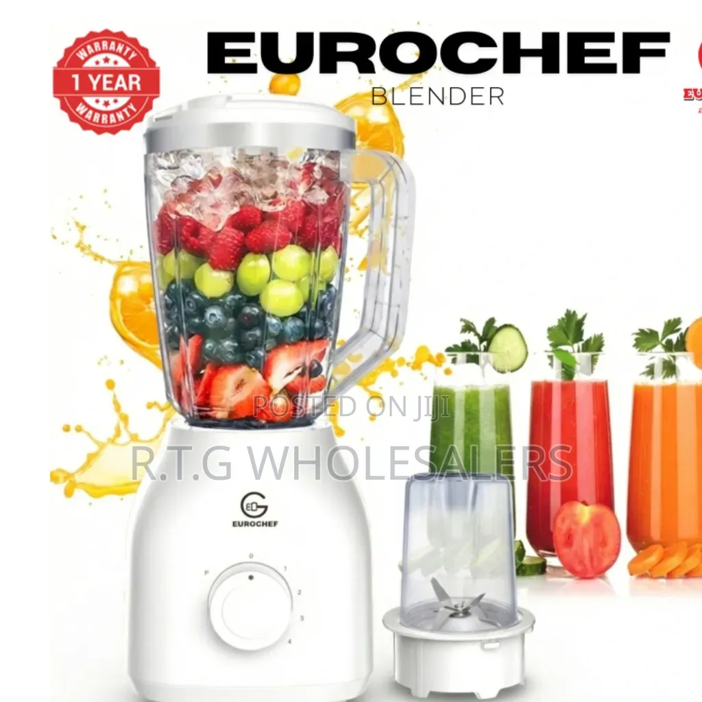 Eurochef 1.8L Blender With 4 Speeds 3-Pin Fused Plug