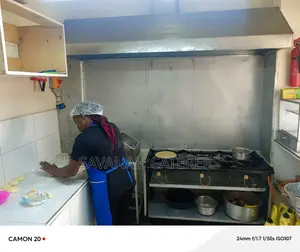 Commercial Kitchen With Sitting Area