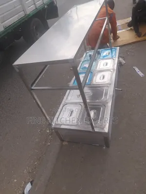 Food Warmer With Top Shelf.
