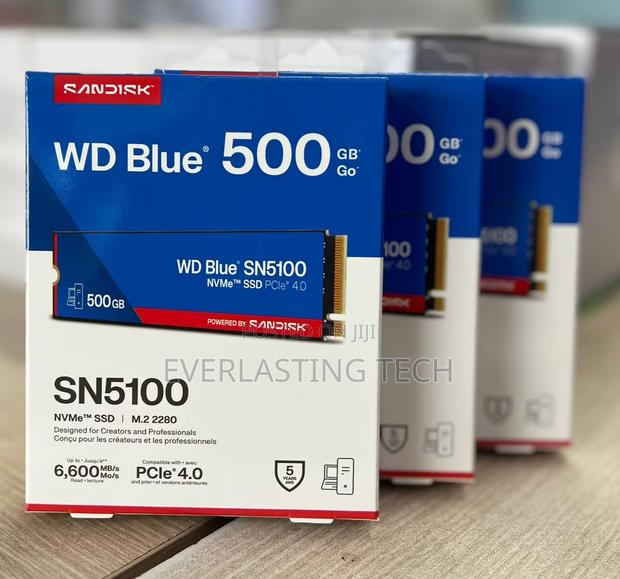 Wd Blue Sn5100 500gb Pcie Gen4 Nvme M.2 SSD