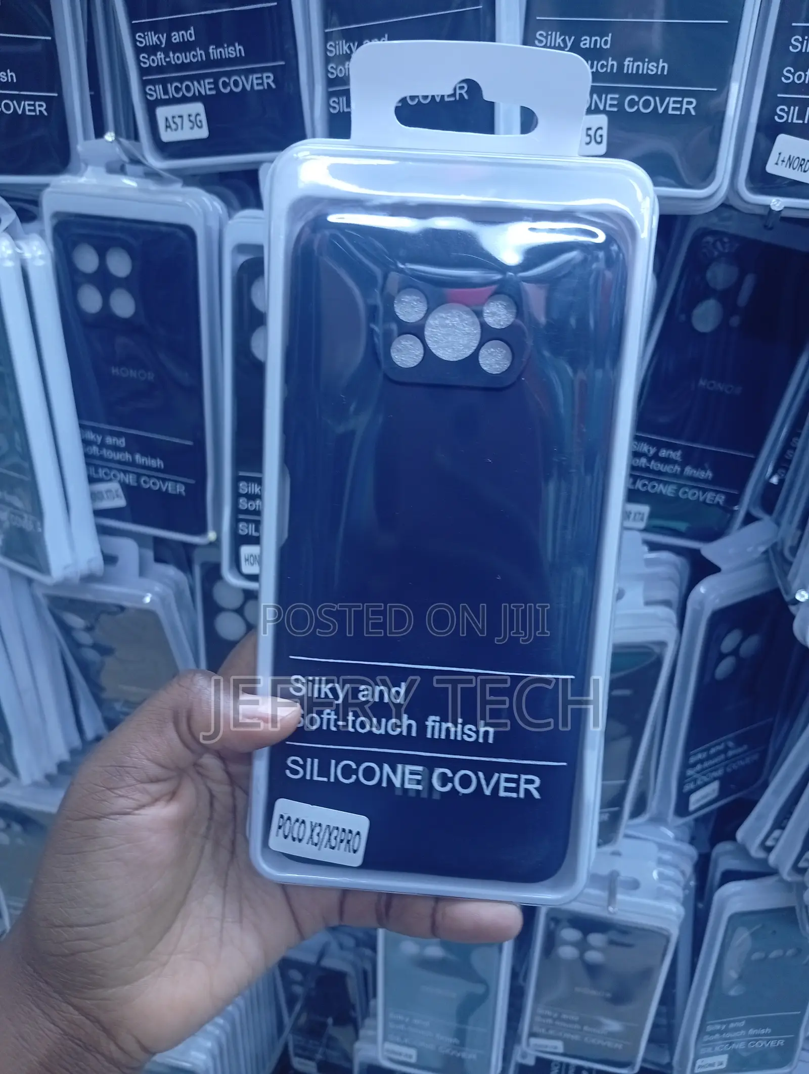 Xiaomi Poco X3 Shock-Absorbing Liquid Silicone or TPU Rubber