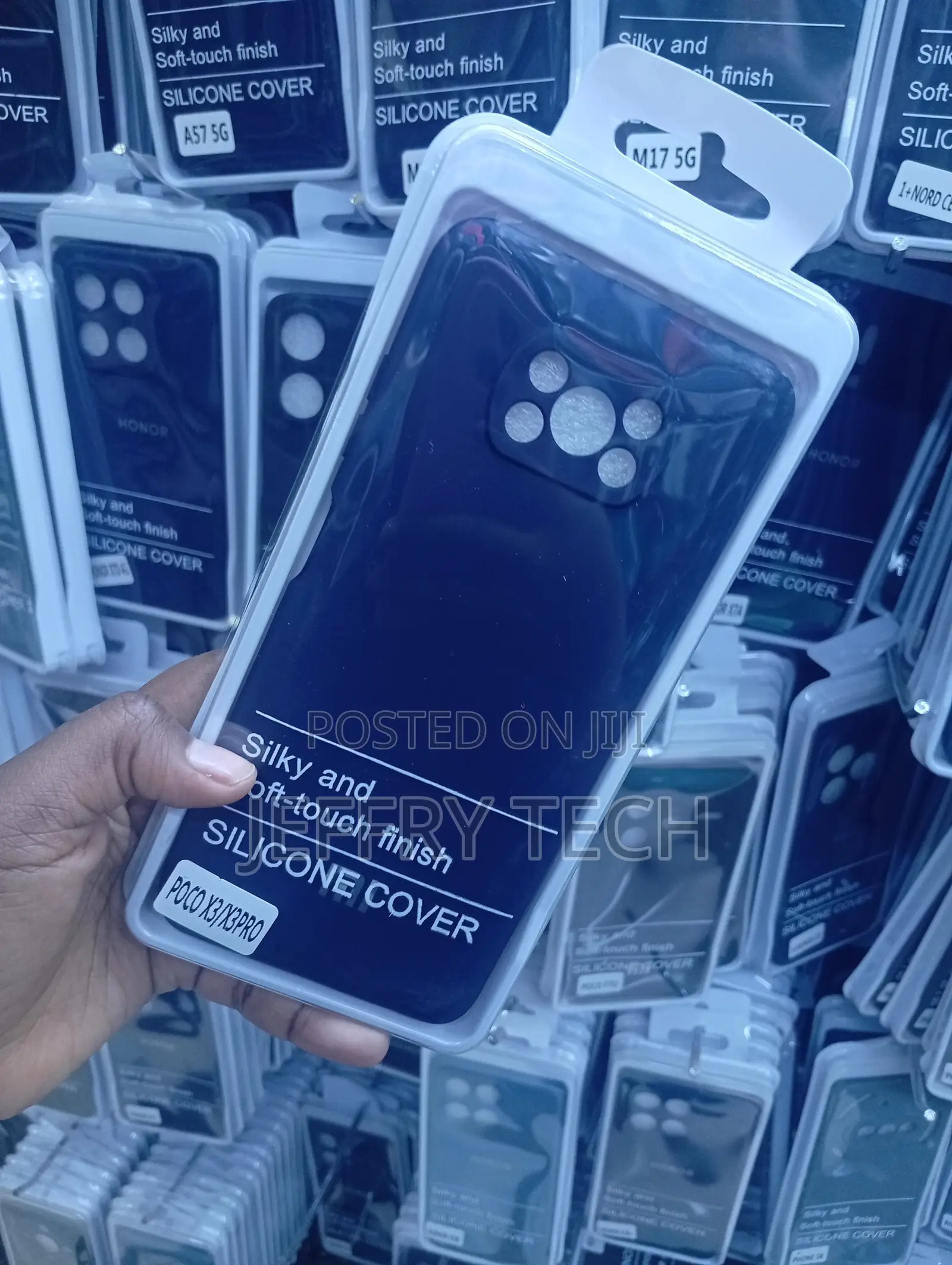 Xiaomi Poco X3 Shock-Absorbing Liquid Silicone or TPU Rubber