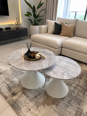 Marble-Top Nesting Coffee Tables