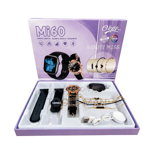 Mi60 Smart Watch Gift Set AMOLED Beauty Miss Quartz Watch Kit