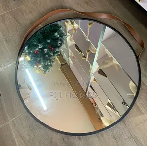 Nordic Wall Hanging Decorative Mirror With Leather Strap