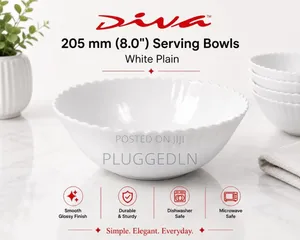 Glass Serving Bowls 24 PCS Per Box - 8" (205mm)