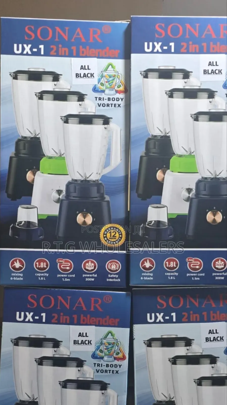 Sonar Multifunction 2-in-1 Kitchen Blender