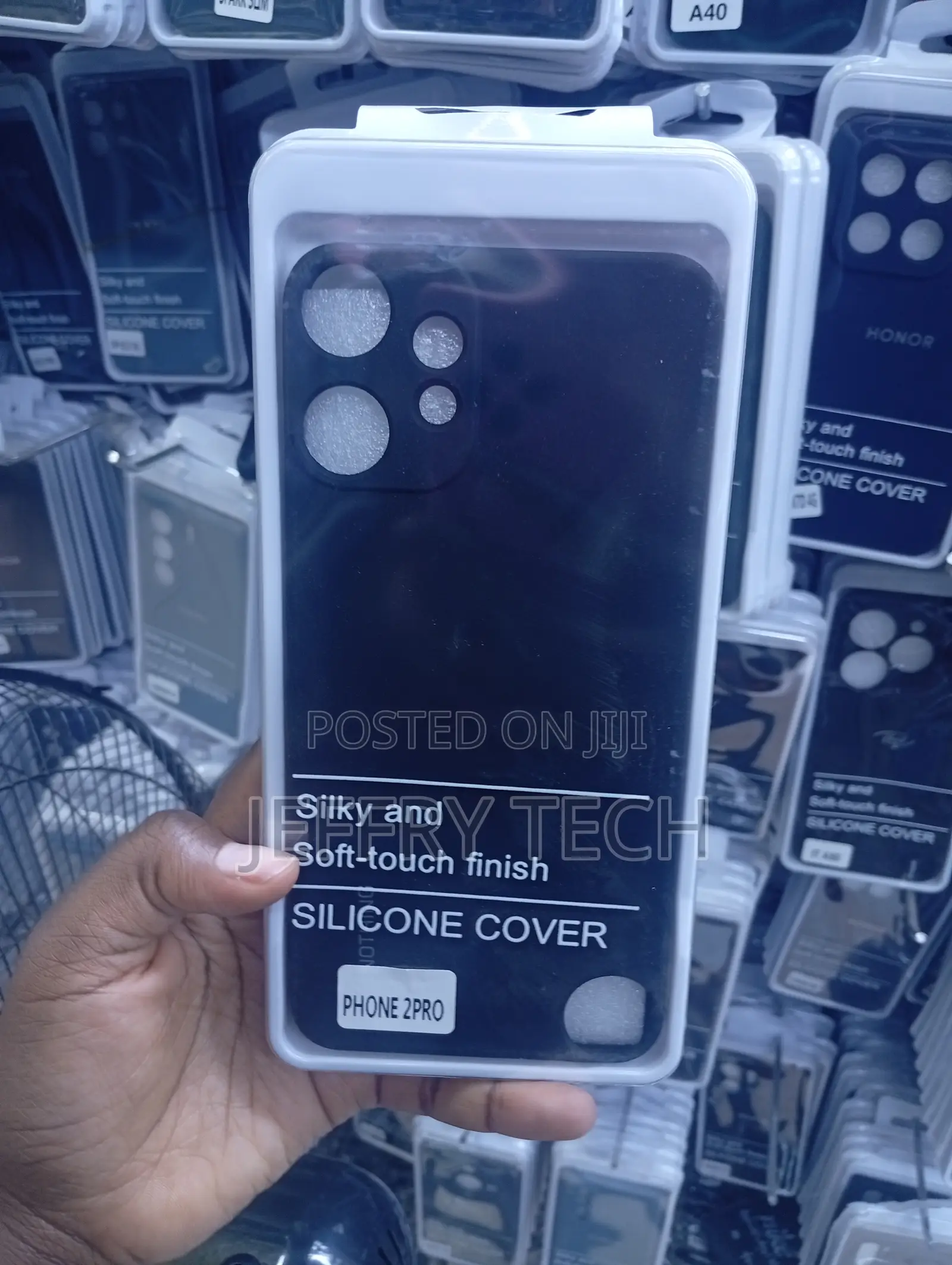 Oppo Phone 2 Pro Non-Slip Grip Silicone Back Cover Case