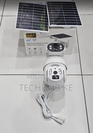 UBOX 6mp Dual Lens 4G Sim Card Solar CCTV Camera