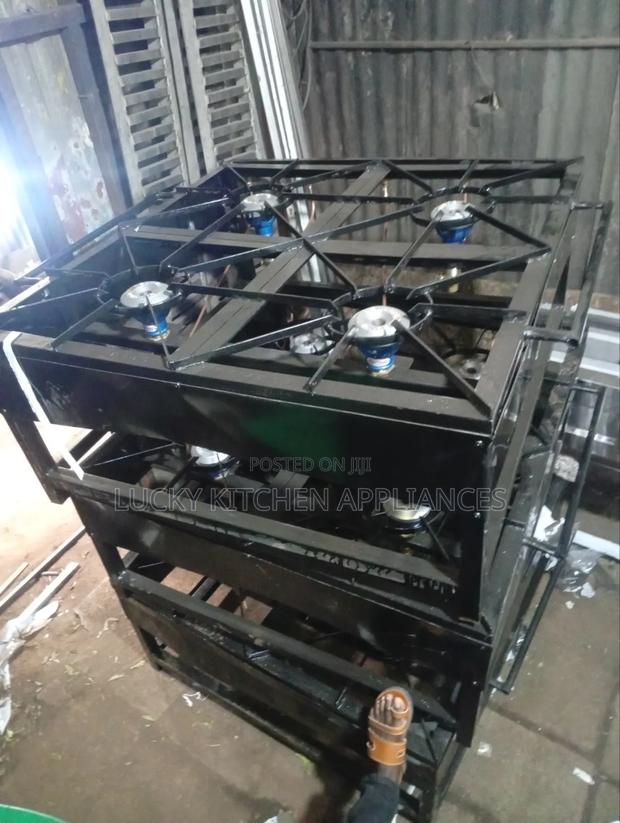 Heavy Duty Mild Steel High Pressure Four Burner.
