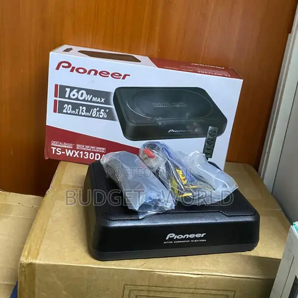 160W Pioneer Powered Under Seat Subwoofer With Digital Amplifier