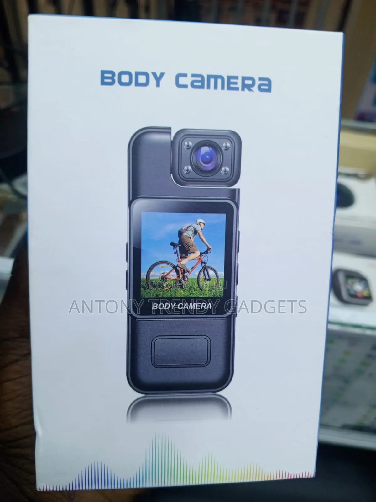 Portable Wearable Body Camera With Built-in Display