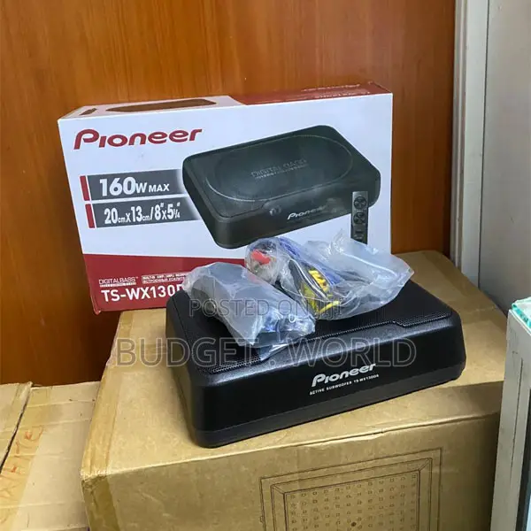 Pioneer TS-WX130DA Slim Car Subwoofer With Built-in 160W Amplifier