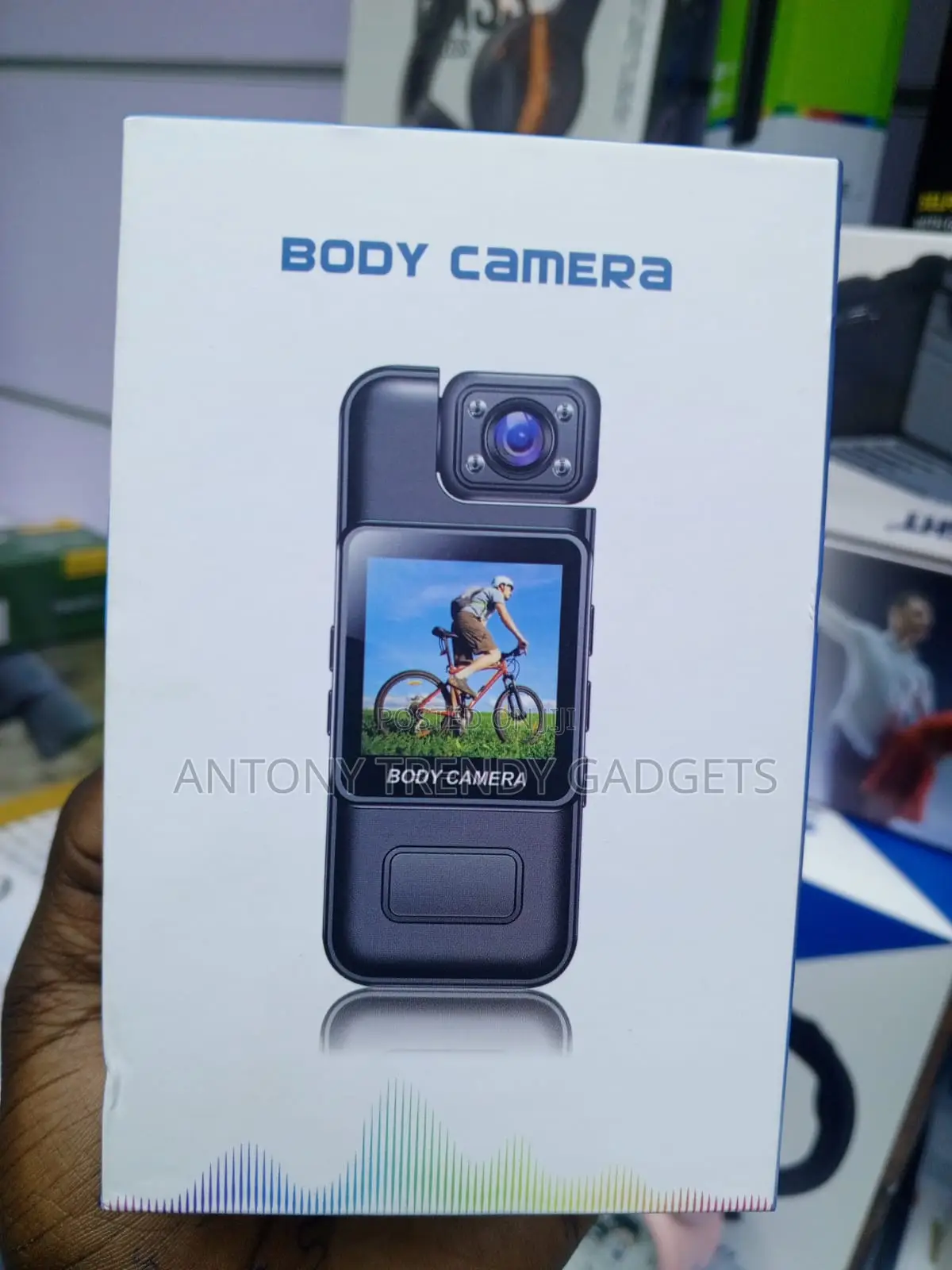 Wearable Body Cam With Screen for Police Security
