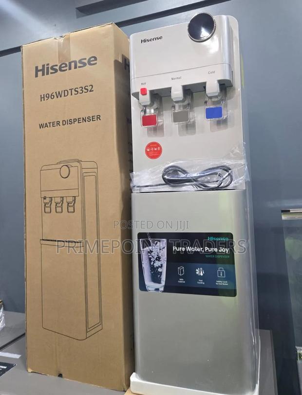 Hisense Dispenser Silver Hot ,Cold Normal Safety Lockcompressor New - thumbnail 2