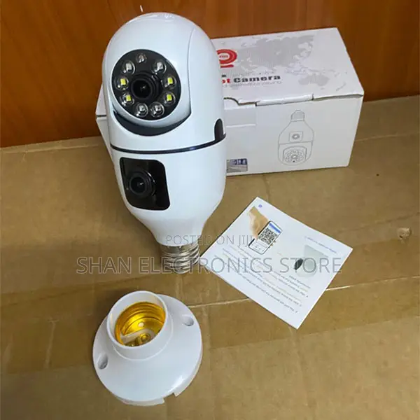 360° Panoramic Wireless Dual-Lens Wide-Angle Surveirllance 360° View