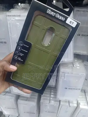 OnePlus 6T in Olive Green Casing