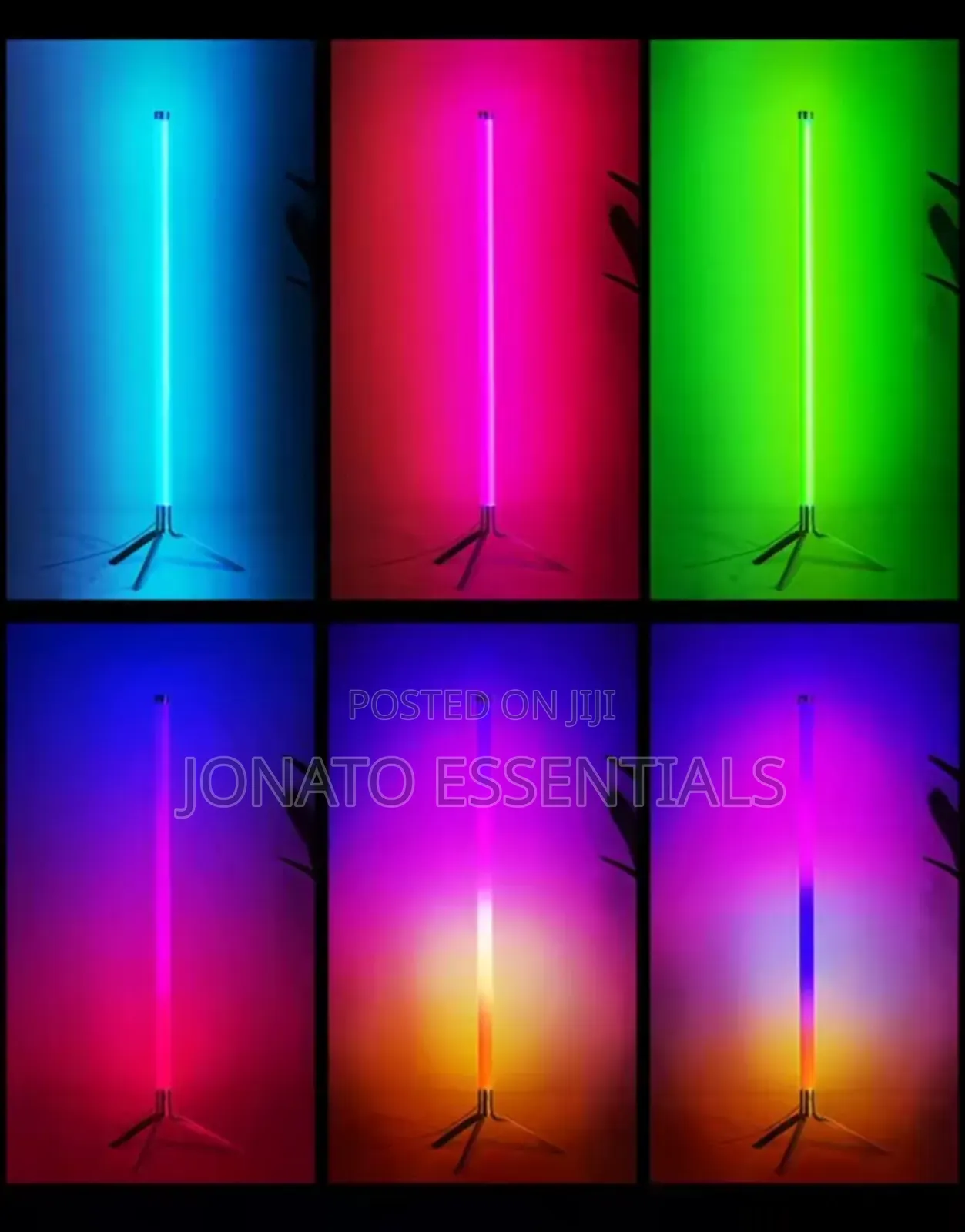 1.2M RGB Floor Standing Light Remote Control Corner Lamp