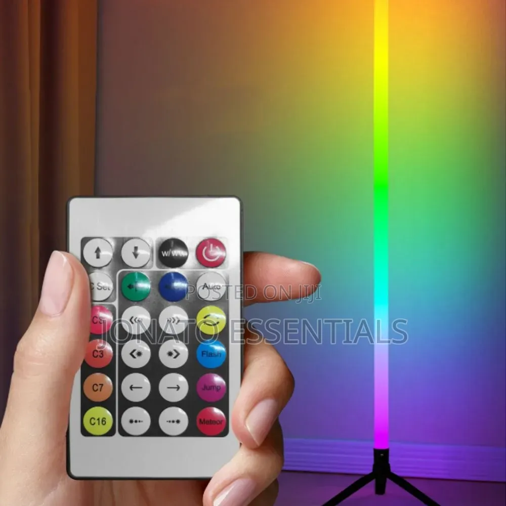 1.2M RGB Floor Standing Light Remote Control Corner Lamp