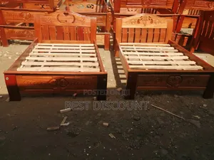 Mahogany Wood Bed