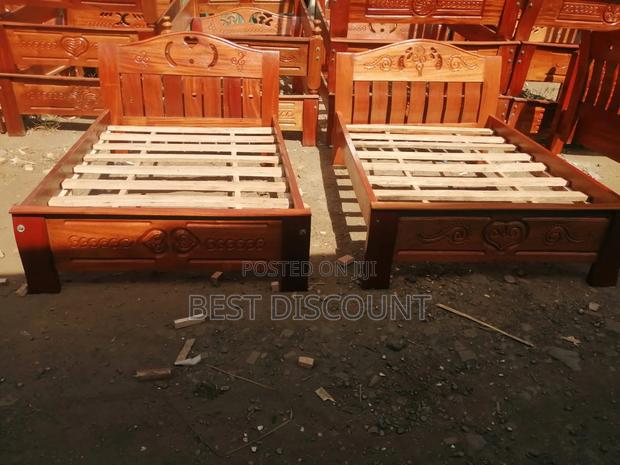 Mahogany Wood Bed