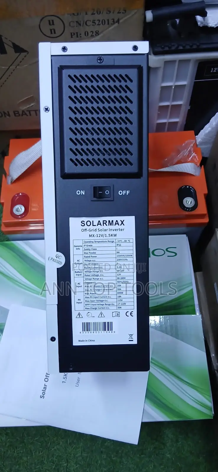 1.5kva 12 Volts Solarmax Inverter