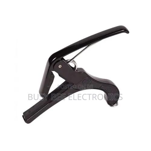 Trigger Guitar Capo With Spring Action Clamp - Black - main view