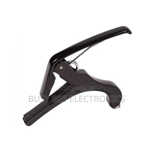 Trigger Guitar Capo With Spring Action Clamp - Black
