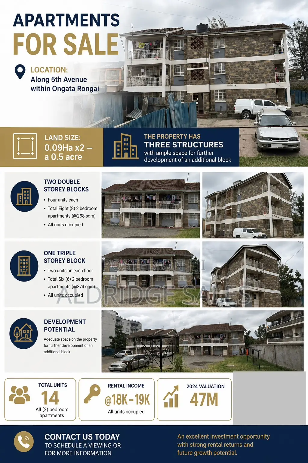 2bdrm Block of Flats in Ongata Rongai for sale