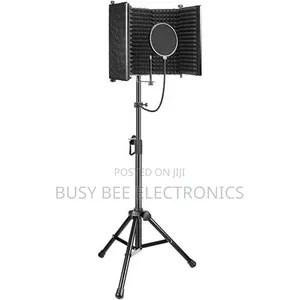 Vocal Booth/Mic Reflection Filter + FILTER + STAND