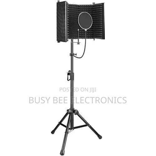 Vocal Booth/Mic Reflection Filter + FILTER + STAND