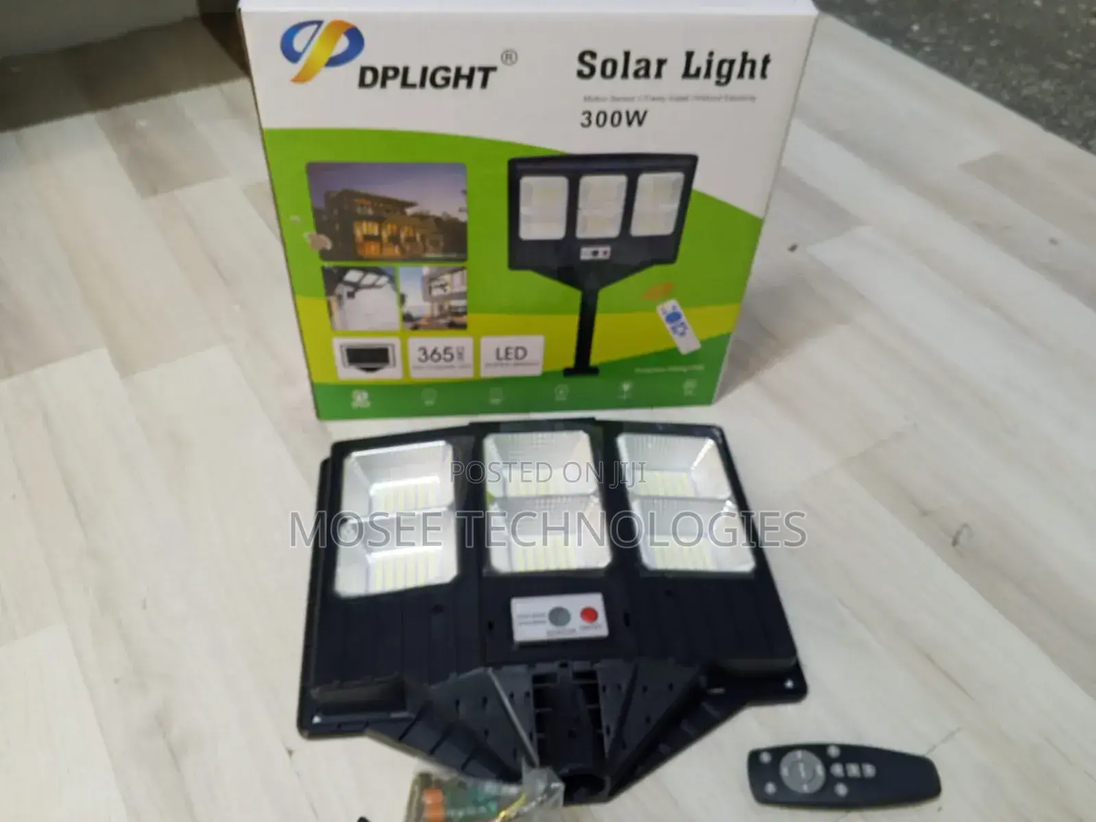 300W Outdoor Solar Flood Light – Motion Sensor LED Security Light