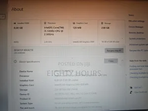 Laptop Lenovo ThinkPad X250 8GB Intel Core i5 SSD 256GB