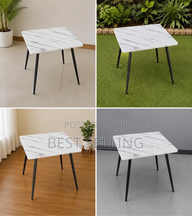 Wooden Top Square Dining Table - thumbnail 2
