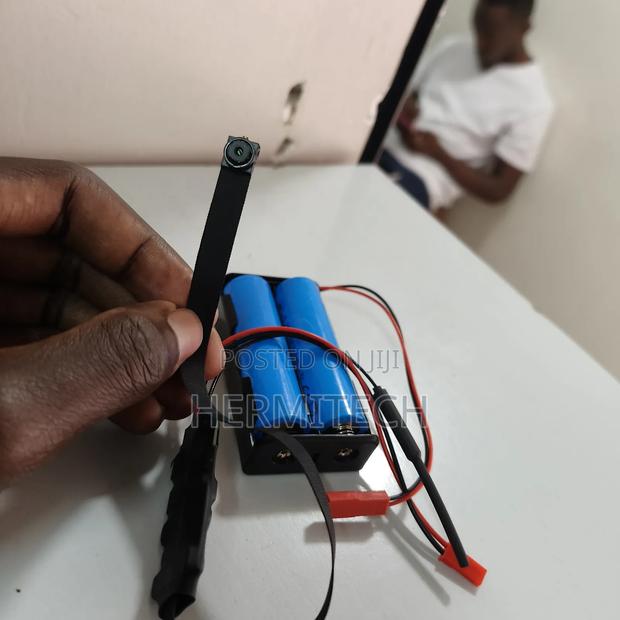 Wireless WiFi Connection Pinhole CCTV Camera Audio Recordings - thumbnail 2