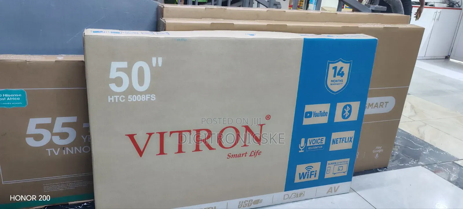 Vitron 50" Smart Android FHD TV Htc5008fs