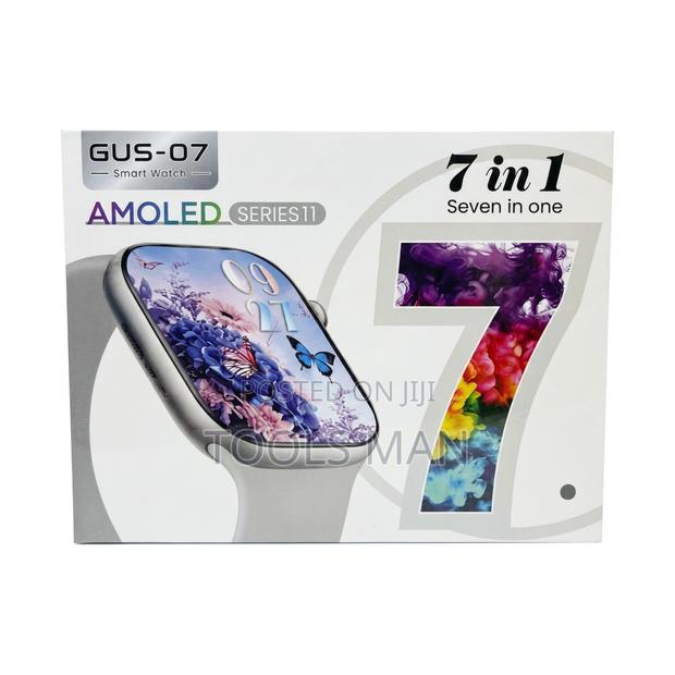 GUS-07 Series 11 AMOLED Smart Watch 7-in-1 Gift Set