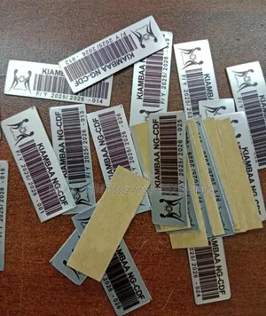 Professional Aluminium Asset Tagging Tags With Self Adhesive