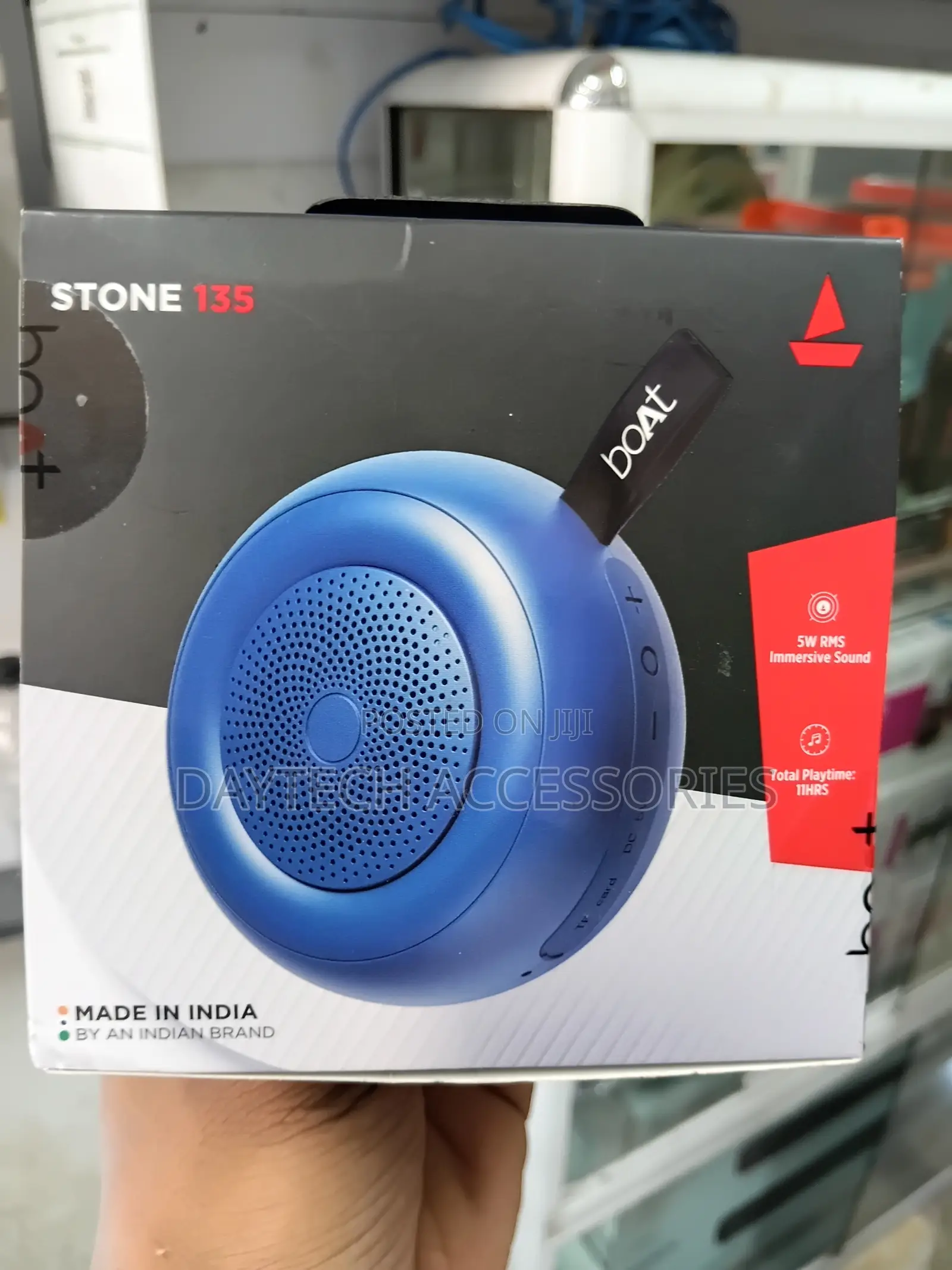 boAt Stone 135 Portable Wireless Speaker With 5W RMS Immersive Sound
