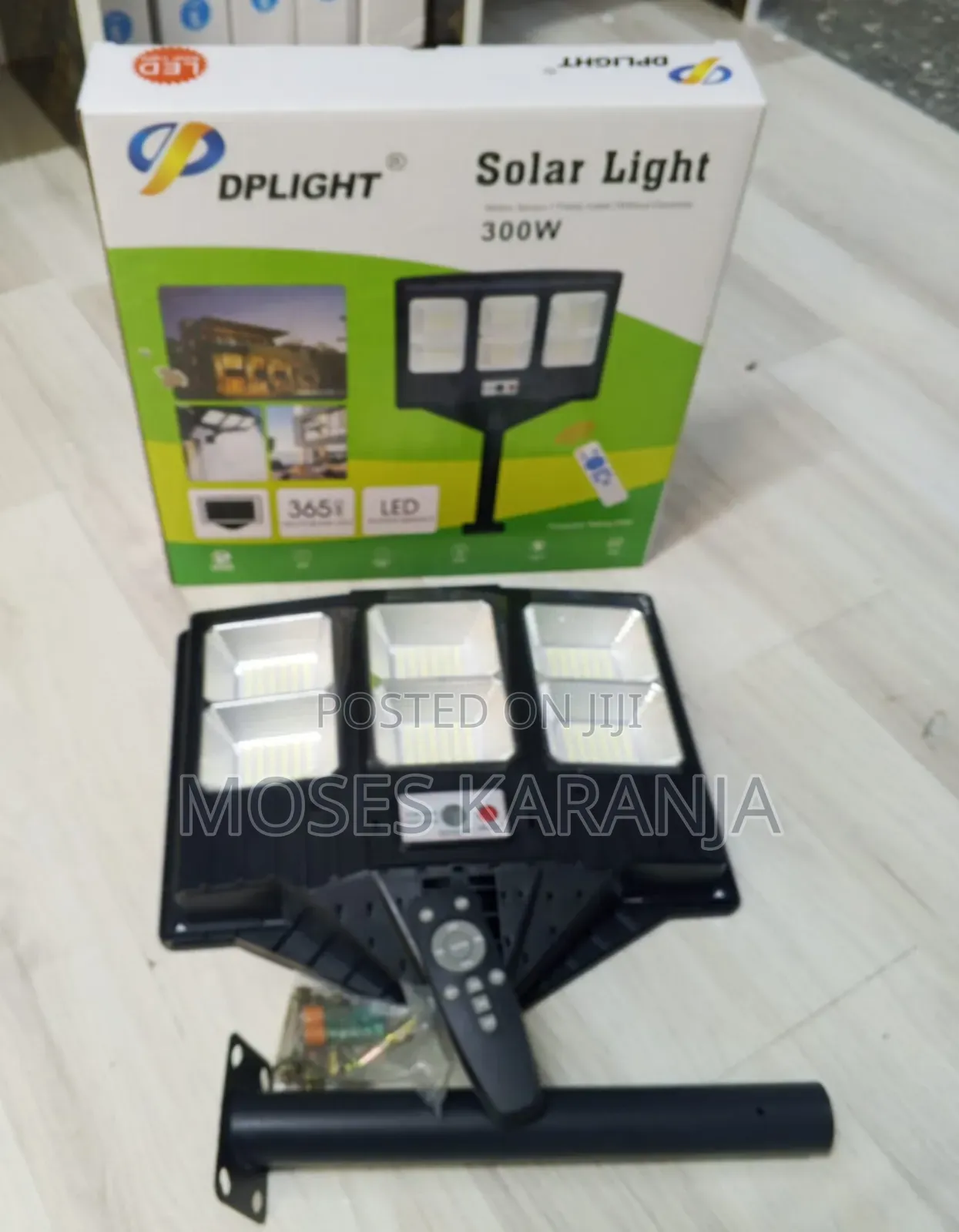 300W Outdoor Solar Flood Light – Motion Sensor LED Security Light