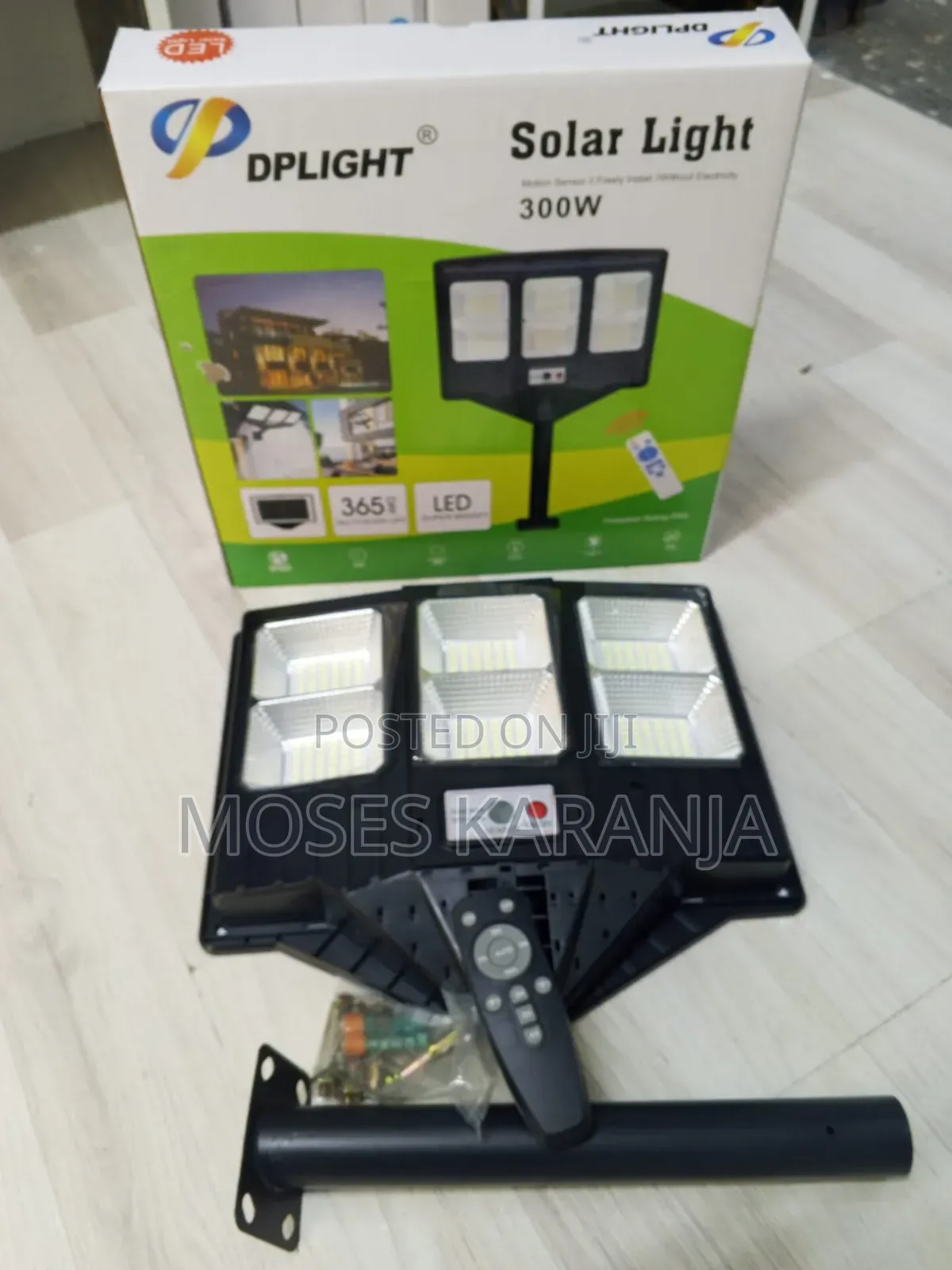 300W Outdoor Solar Flood Light – Motion Sensor LED Security Light