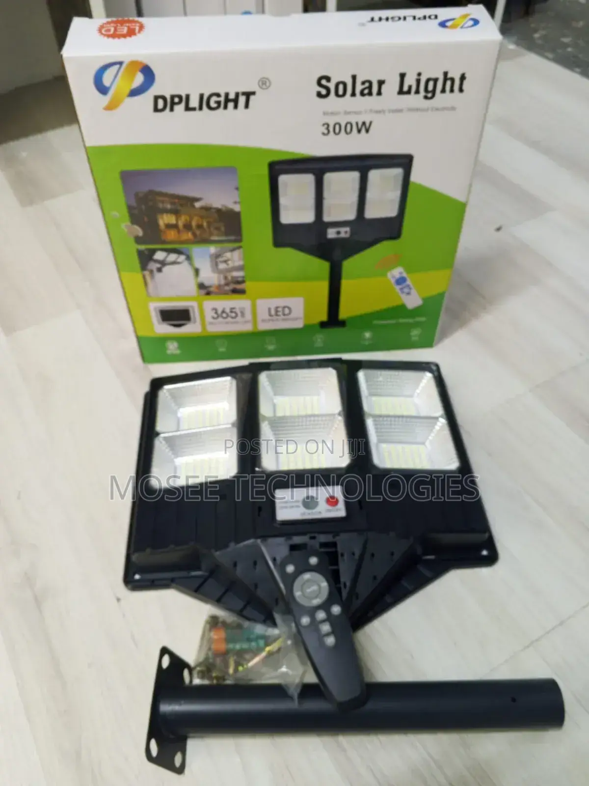 300W Outdoor Solar Flood Light – Motion Sensor LED Security Light