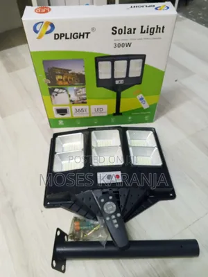 300W Outdoor Solar Flood Light – Motion Sensor LED Security Light